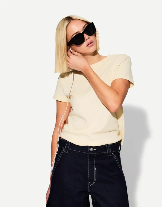 Футболка из плотного хлопка