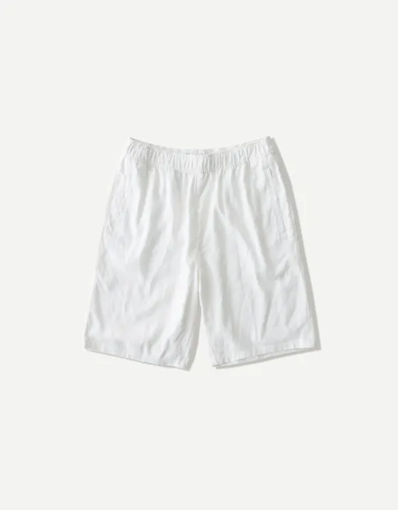 Шорты-джоггеры свободного кроя из смесового льна