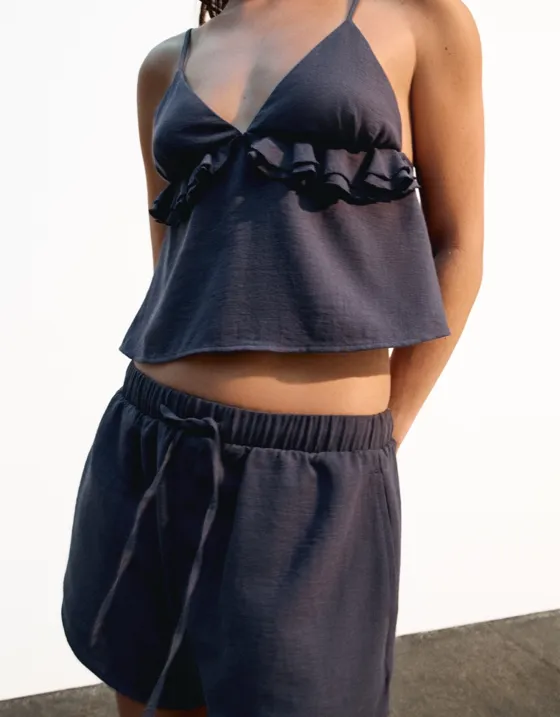 Шорты в стиле рустик