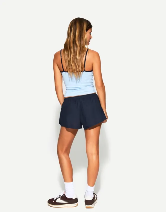 Мини-шорты с пуговицами