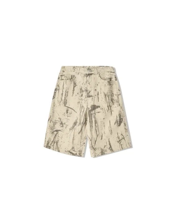 Шорты свободного кроя с принтом