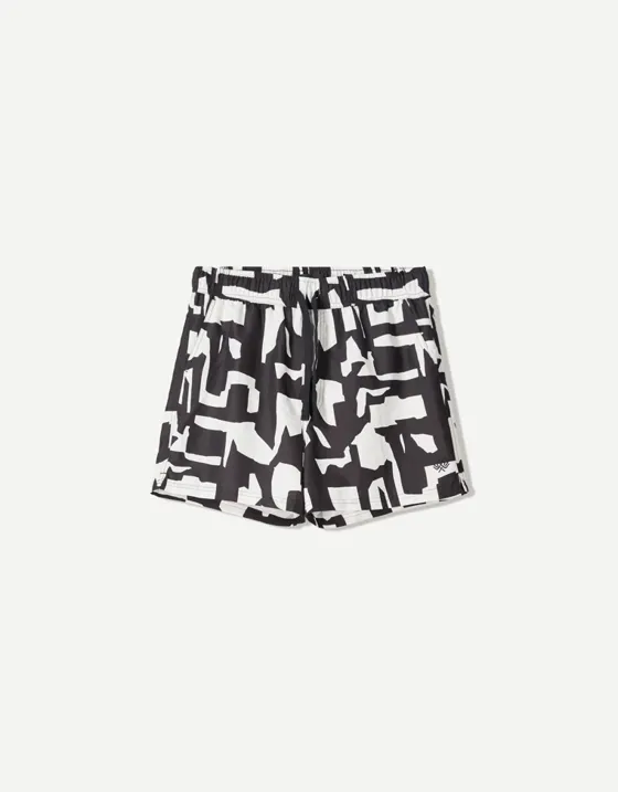 Плавки свободного кроя с принтом