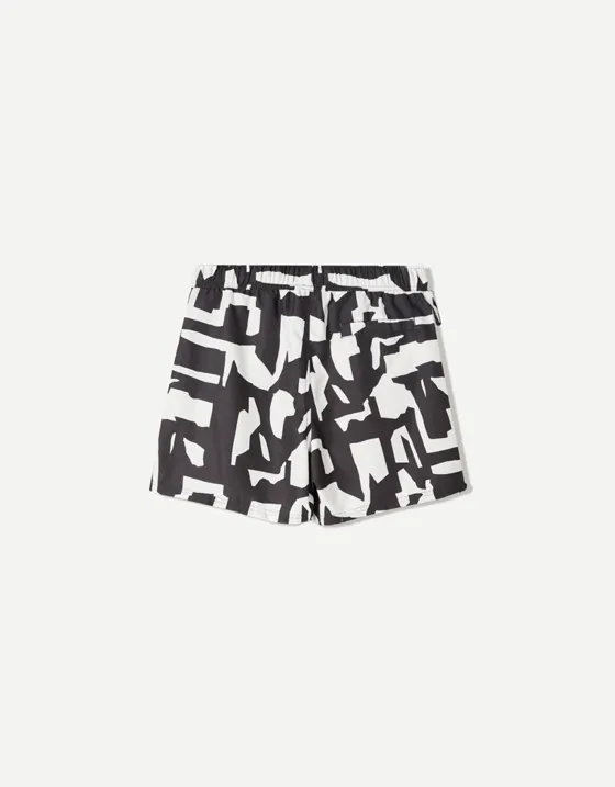 Плавки свободного кроя с принтом