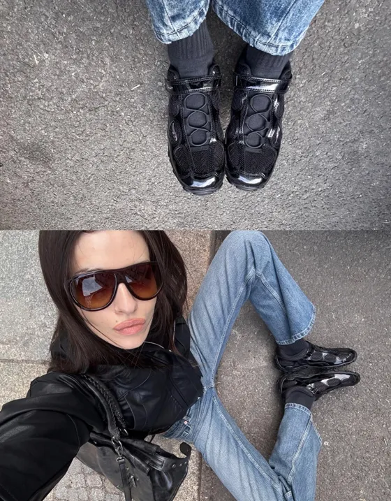 Черные брюки с высокой талией