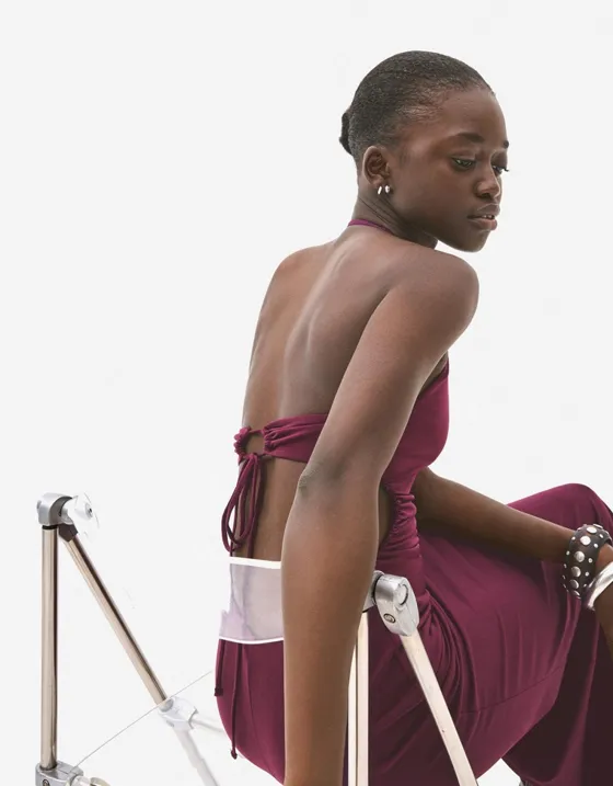 СТРУЯЩЕЕСЯ ПЛАТЬЕ МИДИ