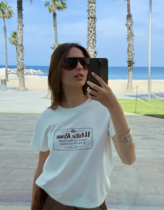 Футболка с принтом