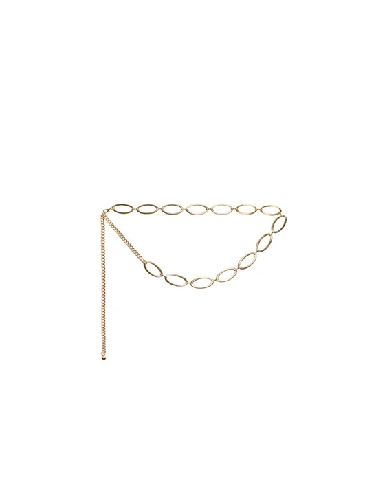 Пояс-цепочка со звеньями в виде колец