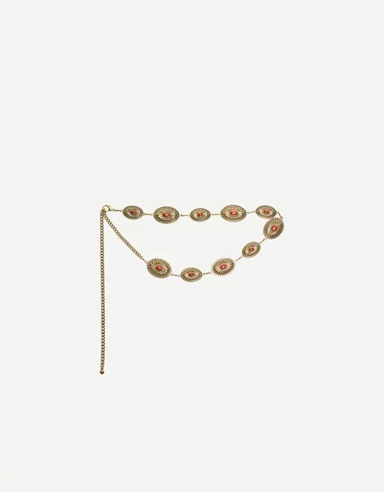 Пояс-цепочка «Медальоны»