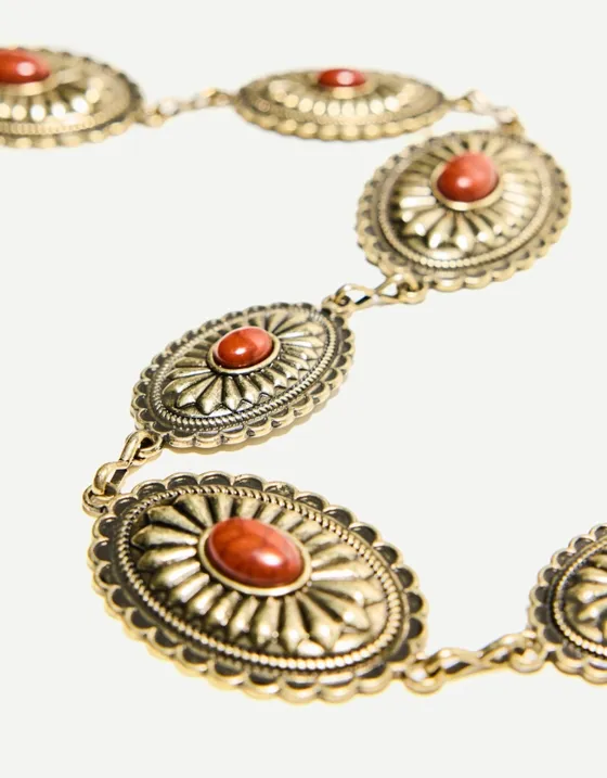 Пояс-цепочка «Медальоны»