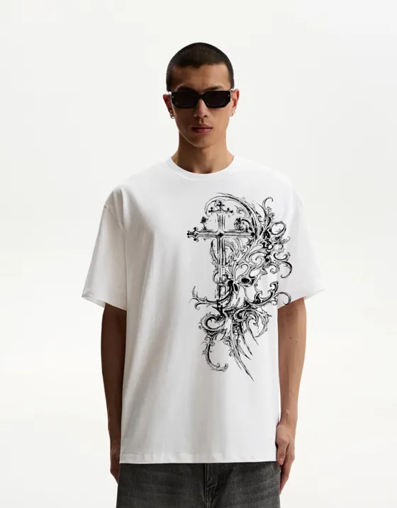 Футболка с принтом