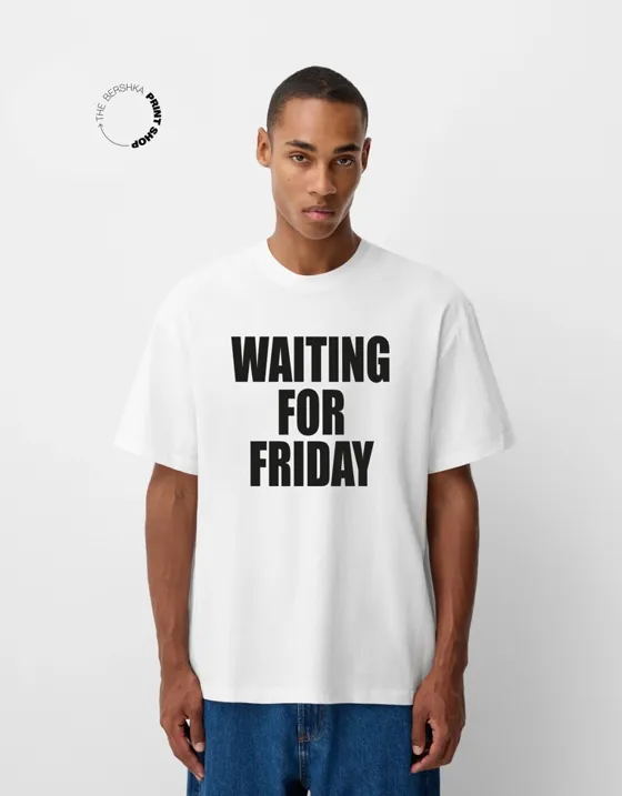 Футболка с принтом