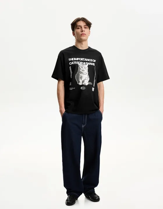 Футболка Bershka Wearable Art