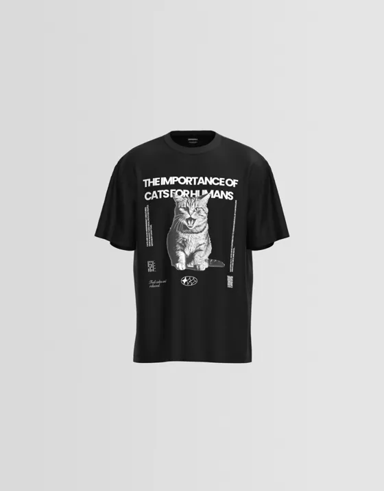 Футболка Bershka Wearable Art