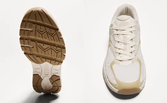 Кроссовки со вставками