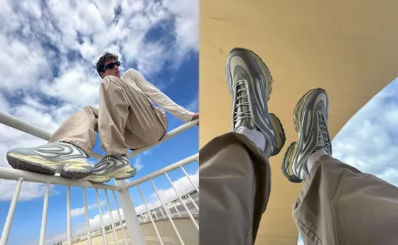 Серая худи с принтом