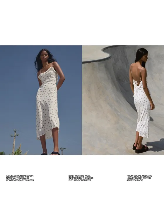 Платье миди на бретелях с принтом