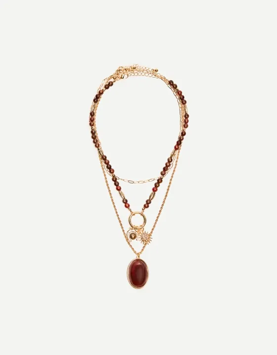 Набор из 3 цепочек в стиле бохо