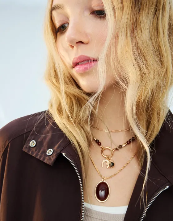 Набор из 3 цепочек в стиле бохо