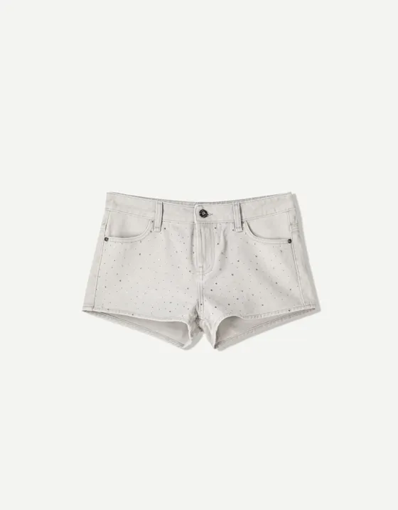 Шорты со стразами