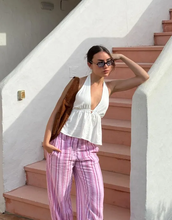 Солнцезащитные очки в прямоугольной оправе с черепаховым узором