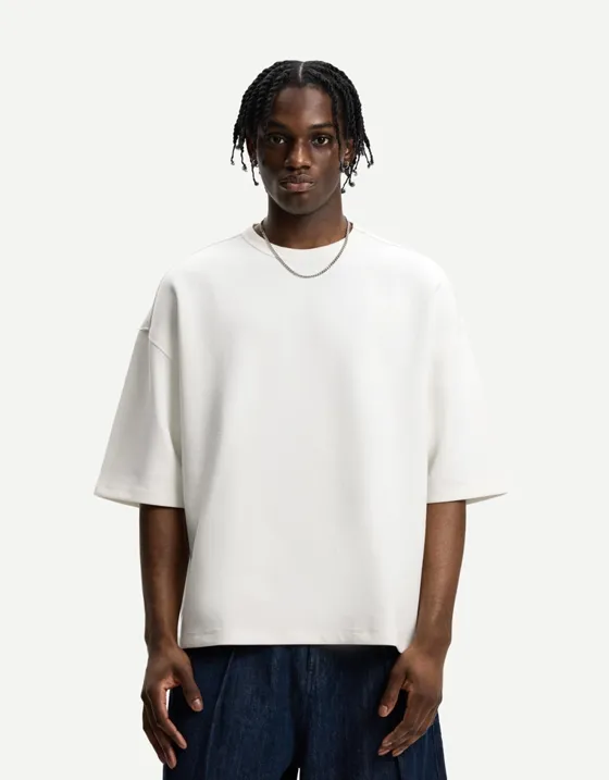 Футболка оверсайз из интерлока