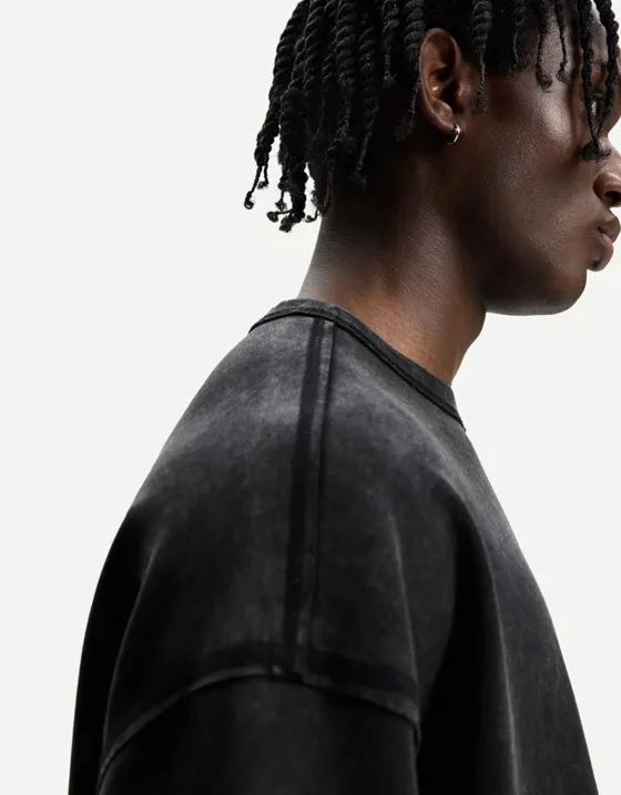 Футболка оверсайз из интерлока