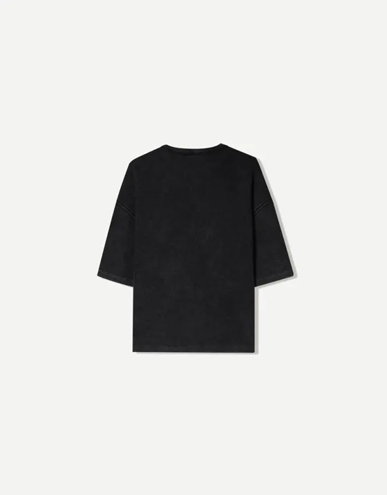 Футболка оверсайз из интерлока