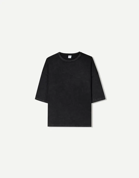 Футболка оверсайз из интерлока