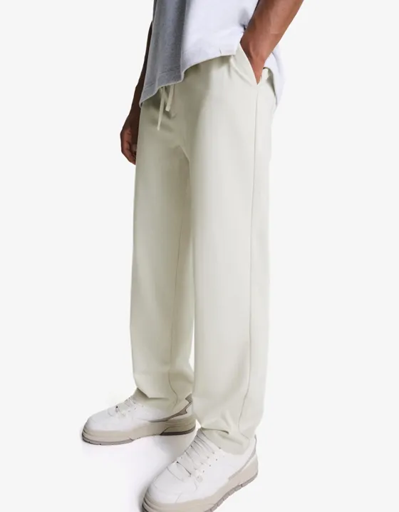 Брюки-джоггеры прямого кроя