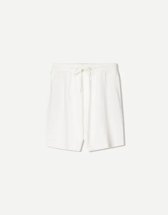 Шорты из рельефной ткани