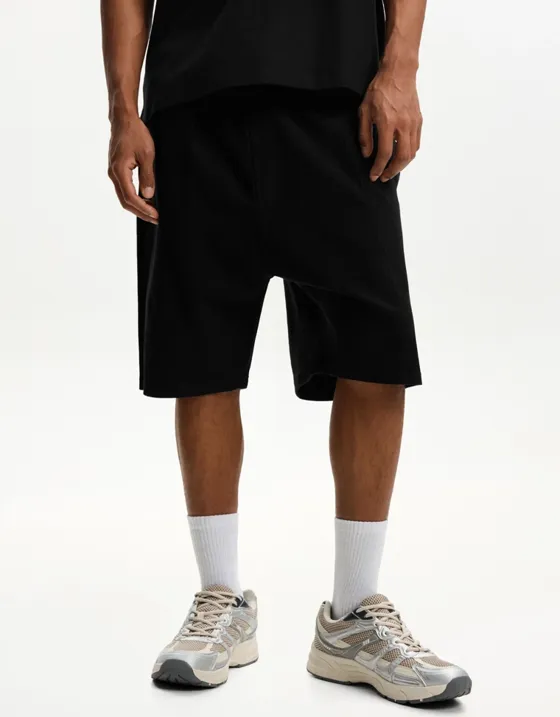 Шорты из рельефной ткани