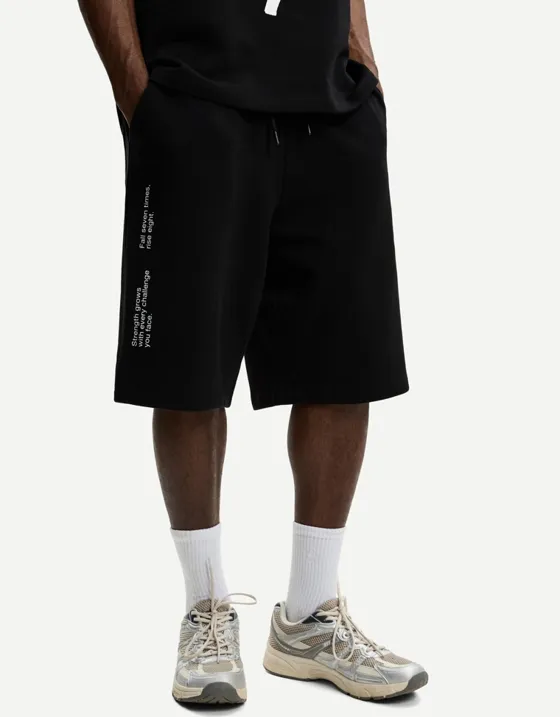 Шорты из мягкой ткани с принтом