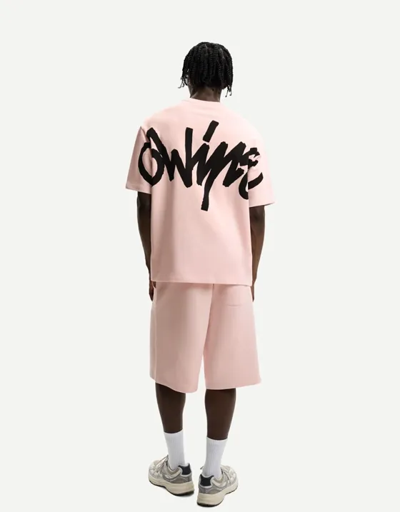 Футболка из мягкой ткани с короткими рукавами и принтом