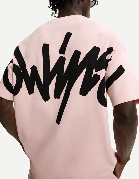 Футболка из мягкой ткани с короткими рукавами и принтом