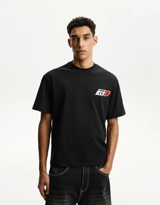 Футболка с принтом Initial D