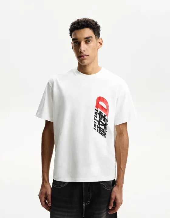 Футболка с принтом Initial D