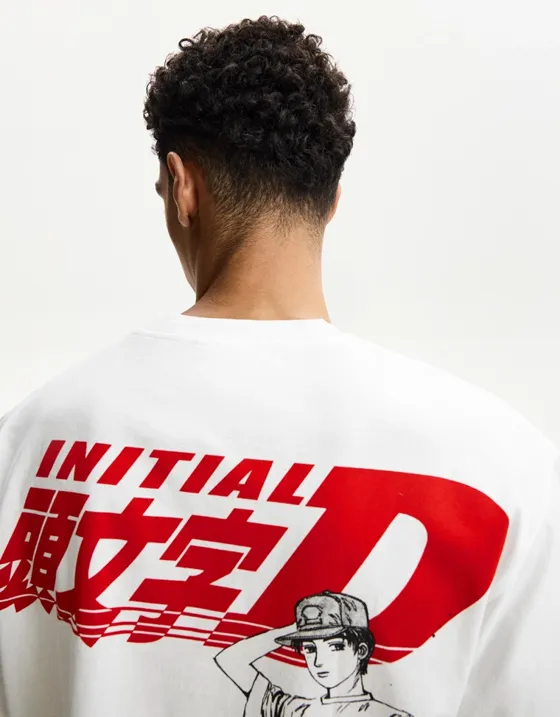 Футболка с принтом Initial D