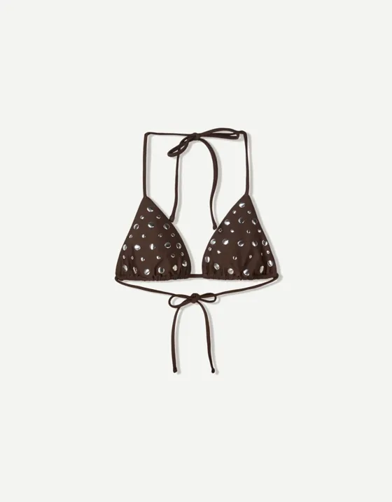 Топ-бикини с заклепками