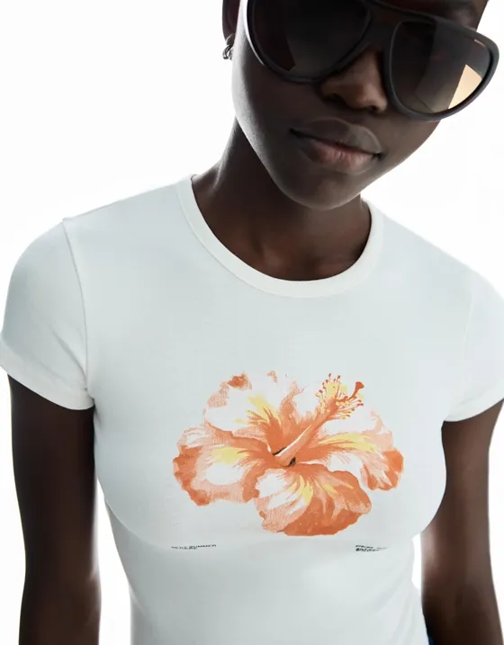 Футболка с принтом