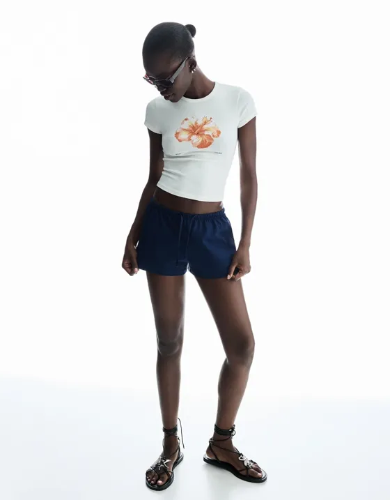 Футболка с принтом