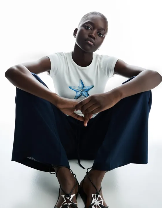 Футболка с принтом