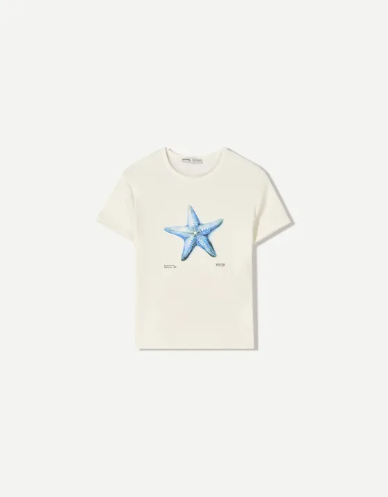 Футболка с принтом