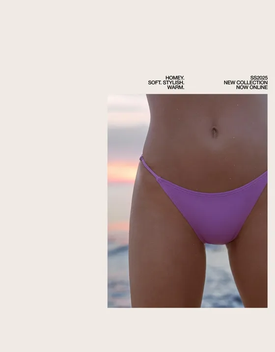 Плавки бикини с блестками