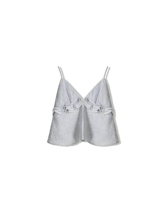 Топ на бретелях в стиле рустик