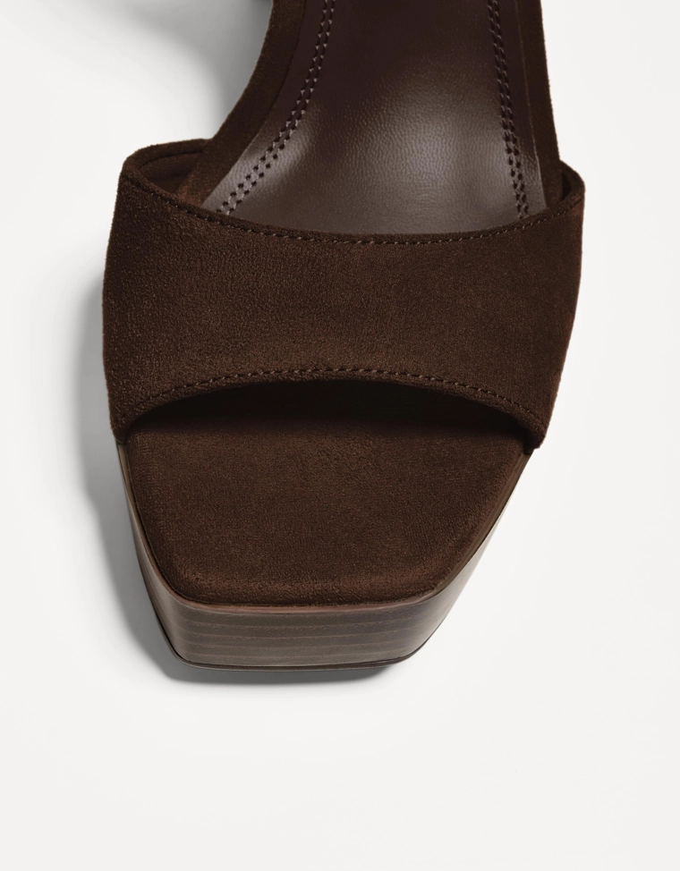 Босоножки на каблуке и платформе