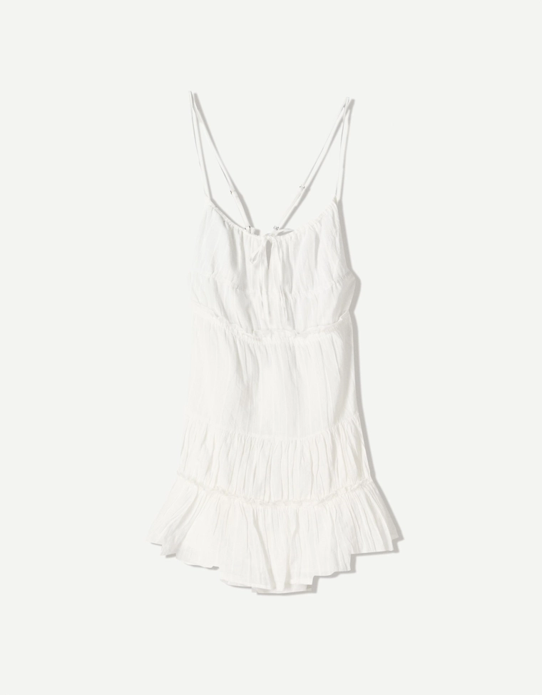 Мини-платье клеш