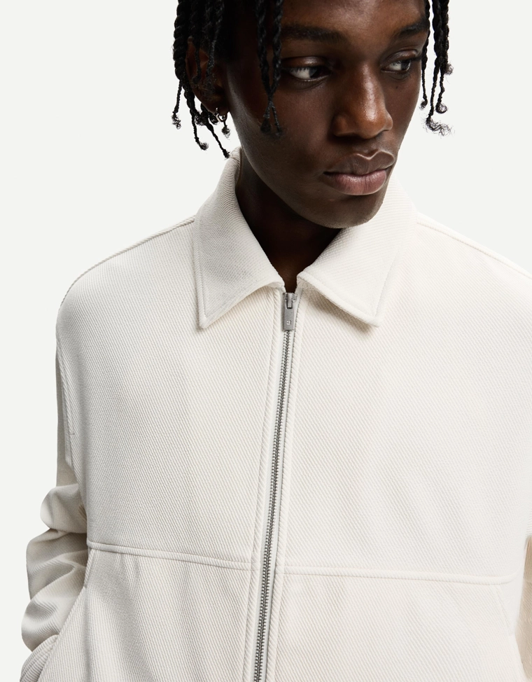 Куртка из рельефной ткани