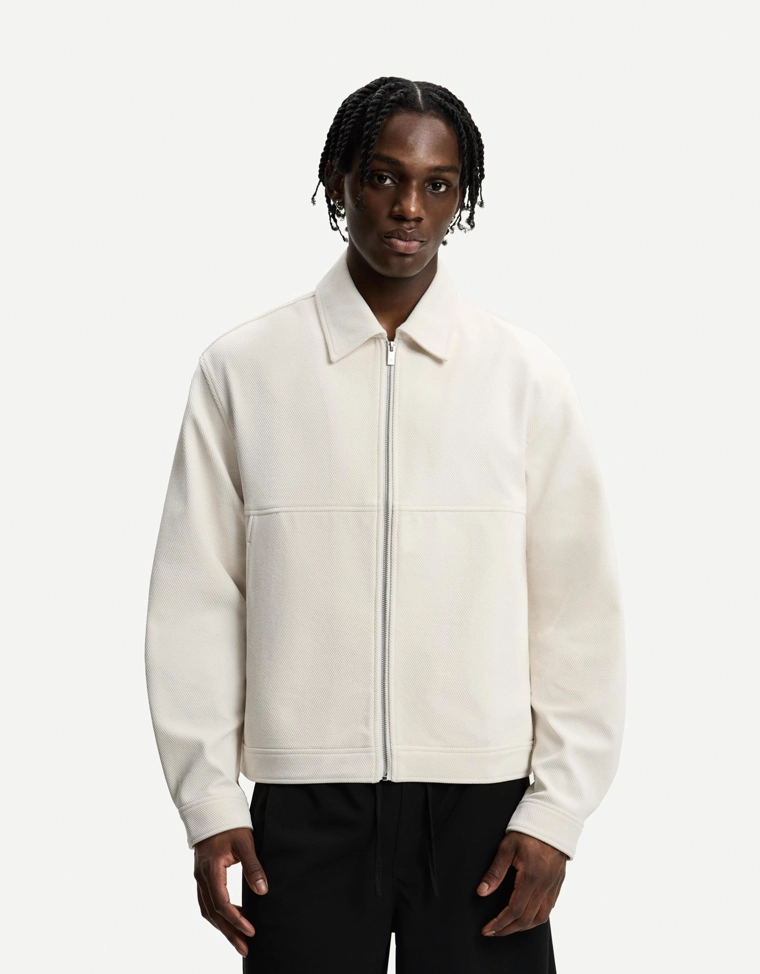 Куртка из рельефной ткани