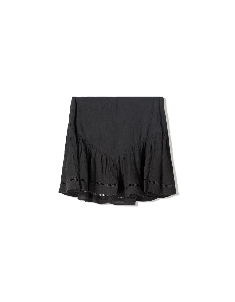 Короткая юбка с текстурным узором