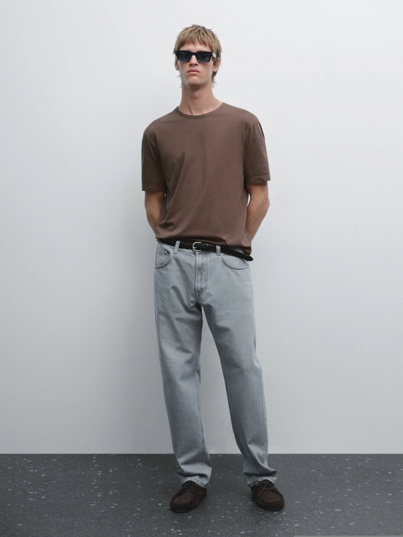 Футболка с короткими рукавами в стиле worn effect